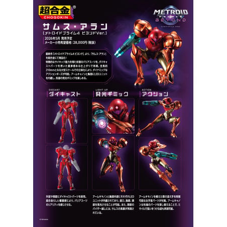 CHOGOKIN SAMUS ARAN METROID PRIME 4: BEYOND VER. ACTION FIGURE 13